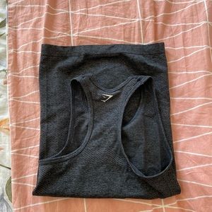 Gymshark seamless tank top-marble Gray